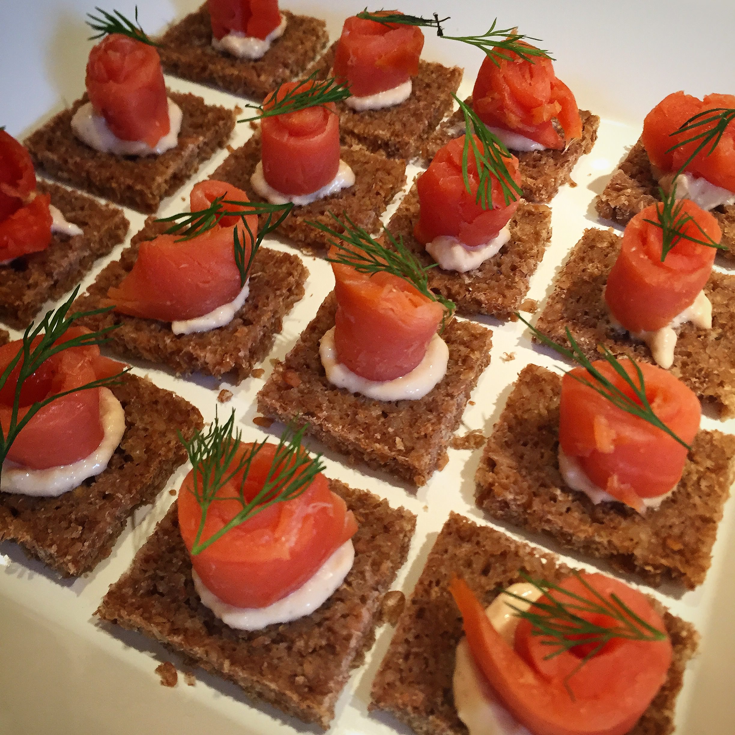 Salmon Canape